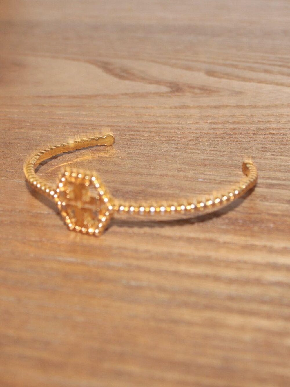 Tory Burch Gold Logo Bracelet NWT